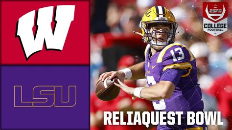 ReliaQuest Bowl: Wisconsin Badgers vs. LSU Tigers | Full Game ...