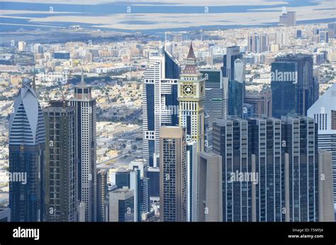 Dubai aerial view Stock Photo - Alamy