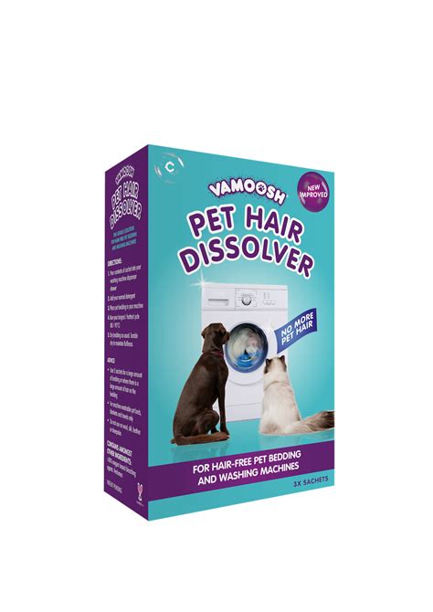 Vamoosh Pet Hair Dissolver Box 3 Sachets