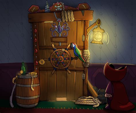 ArtStation - Pirate Room Entrance