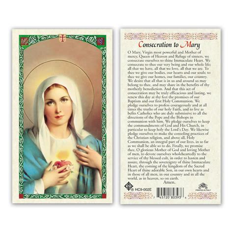 IHM - CONSECRATION TO MARY 25/PKG - San Francis