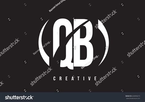 Qb Q B White Letter Logo Stock Vector (Royalty Free) 626858273 ...