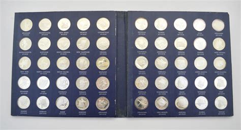 50 Coins - Franklin Mint State - First Edition Sterling Silver Proof Set | Property Room