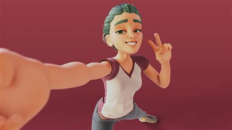 Iris - Rigged Blender Character