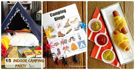 Indoor Camping Party - Tips and Activitites for Cooped up Kids ...