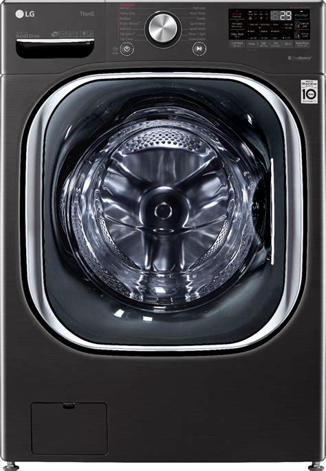 Questions and Answers: LG 5.0 Cu. Ft. High-Efficiency Stackable Smart Front Load Washer with ...