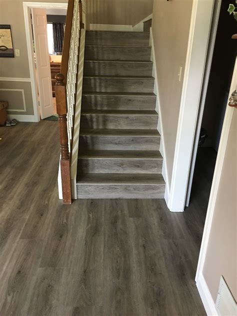 Pin by Draper Floors on Stairs in 2020 | Luxury vinyl plank, Vinyl plank, Luxury vinyl