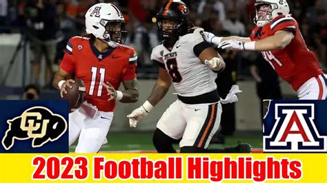 21 Arizona vs Colorado GAME HIGHLIGHTS HD | NCAAF Week 11 | College Football 2023 - YouTube