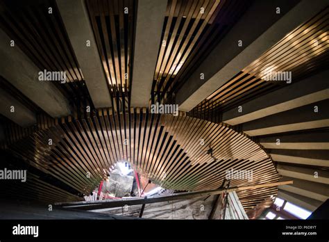 Interior of the Pyramid of Tirana, Tirana, Albania Stock Photo - Alamy