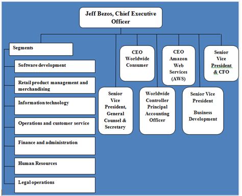 Amazon Organizational Structure | Organizational structure ...