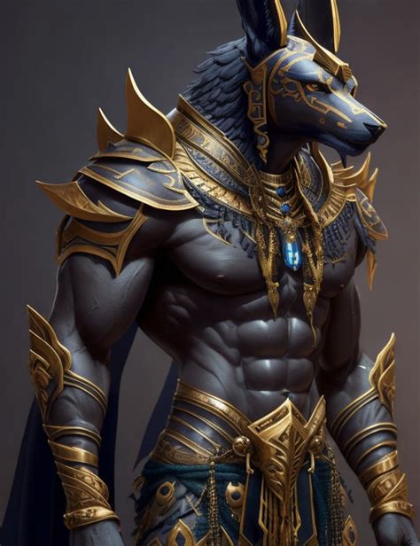 Anubis Egyptian God of the Underworld by greenbeedrill888 on DeviantArt