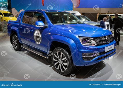 Volkswagen Amarok Pickup Truck Editorial Photo - Image of truck, autosalon: 136445401