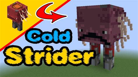 Minecraft Strider, Cold Strider, Mob Build, Minecraft Statue - Bedrock ...