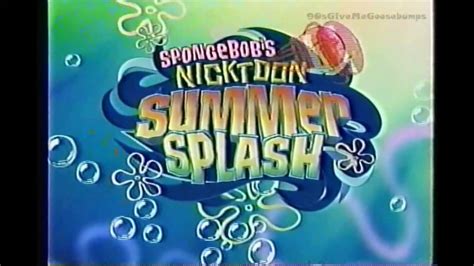 SpongeBob's Nicktoons Summer Splash Bumpers - YouTube