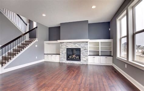 Pin by Hannah on Yes rooms | Living room with fireplace, Home living room, New homes