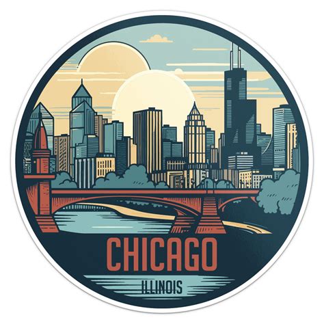 Chicago City Sticker Car Bumper Decal - Etsy