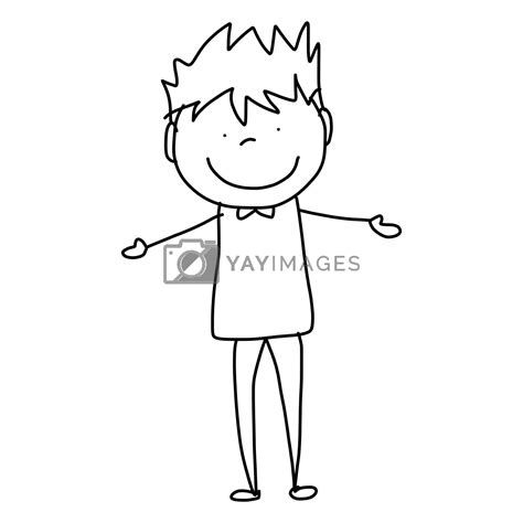 hand drawing cartoon concept happy person by atthameeni Vectors & Illustrations Free download ...