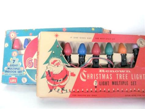 Vintage Christmas 1960's Indoor Christmas Light Set | Etsy | Vintage ...