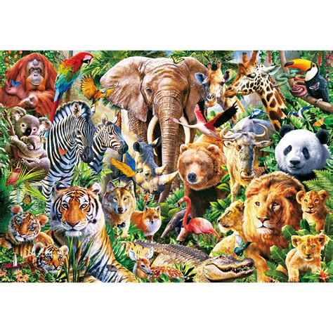 African Wildlife 1000 Piece Jigsaw Puzzle | Bits and Pieces