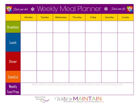 8 Best Images of 21-Day Fix Meal Plan Printable - 21-Day Fix Printables, Fix 21 Day Meal Plan ...