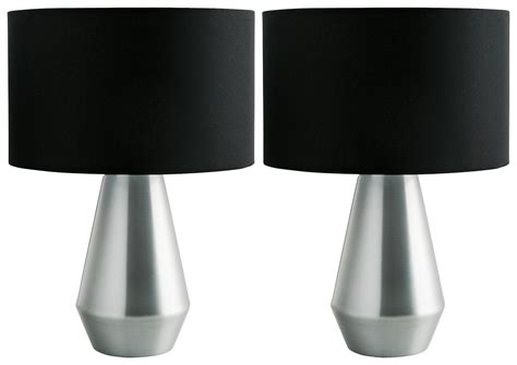 Habitat Maya Pair of Black Table Touch Lamps Reviews