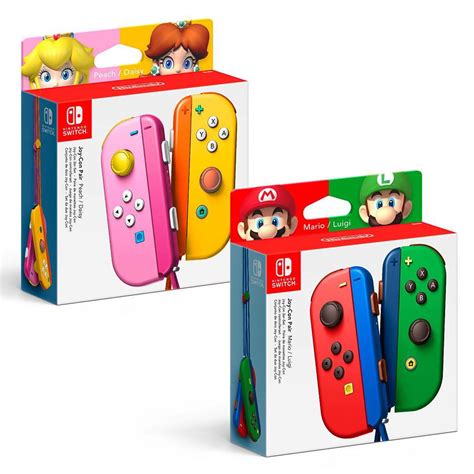 Nintendo Switch : des Joy Cons aux couleurs de Mario et Splatoon