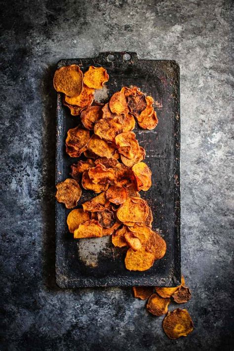 BBQ Sweetpotato Chips Recipe | Homemade | Gluten-Free