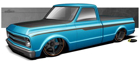 Chevy C10 Drawing at GetDrawings | Free download