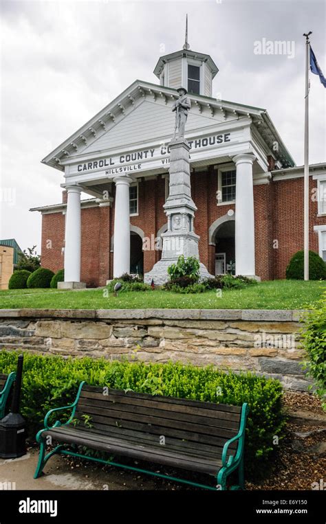 Carroll County Courthouse, 605 Pine Street, Hillsville, Virginia Stock ...