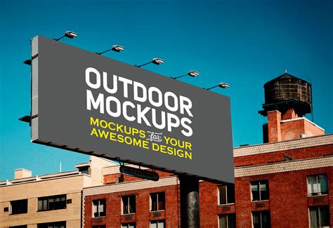 Free Outdoor Advertising Billboard Mockup PSD - Good Mockups