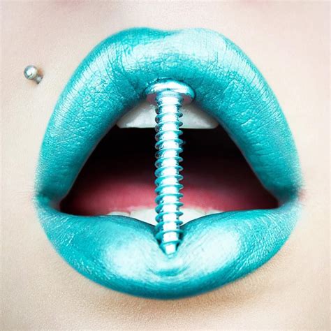 Blue Screw Lips By Sarahmcgbeauty Lip Art Makeup, Lipstick Art ...