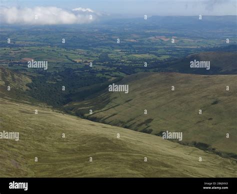 View from The Blorenge, Wales Stock Photo - Alamy