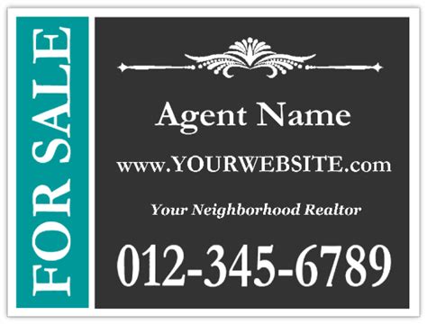 Real Estate 117 | Real Estate Sign Templates, Realtor Signs, Yard For ...