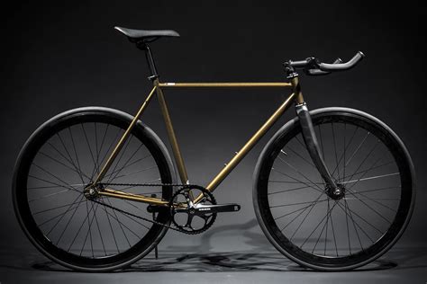 Fixie Bike 3 Gold -single Speed 700c Gear Chromoly Frame Carbon Fork Cycle Fixie Bike - Buy ...