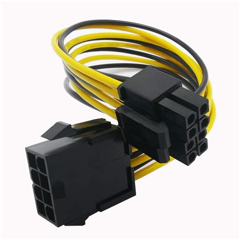 Buy ZLKSKER 8 Pin CPU Power Cable/Adapter (8 Inch, 18AWG), 8 Pin Male (4+4) to 8 Pin Female ...