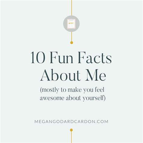 10 Facts About Yourself