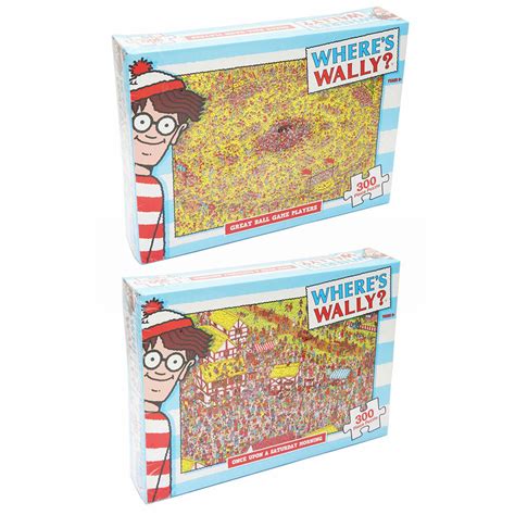 2x 300pc Where's Wally Puzzle Saturday Morning & Game Players - Online ...