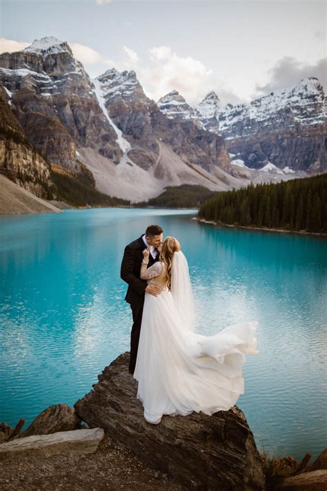 Moraine Lake Wedding Photos | Film & Forest Adventure Elopements