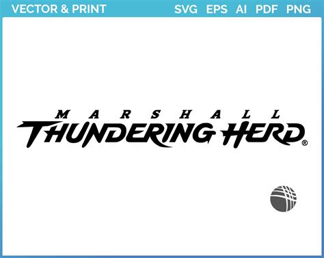 Marshall Thundering Herd - Wordmark Logo (2001) - College Sports Vector SVG Logo in 5 formats