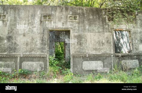 Armero, Colombia - November 08, 2016. Ruins of the Armero tragedy. It was a natural disaster ...