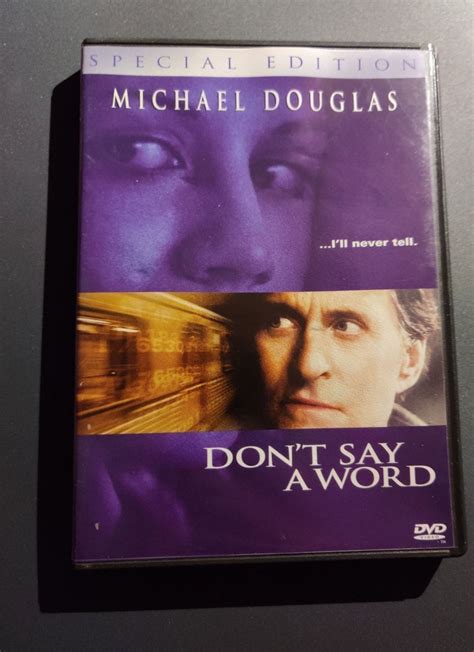 DON'T SAY A WORD (2001) SPECIAL EDITION | Köp på Tradera (554081899)