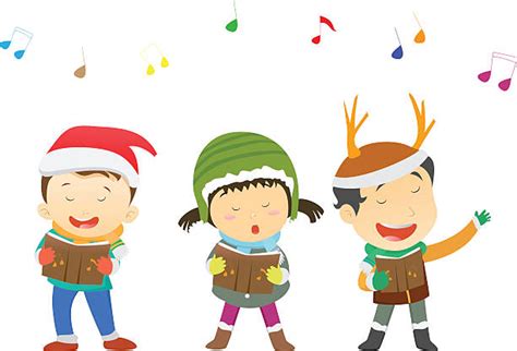 Best Silhouette Of A Christmas Carolers Illustrations, Royalty-Free Vector Graphics & Clip Art ...