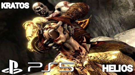 God of War 3 Remastered PS5 Kratos Vs Helios Boss Fight 4K 60FPS - YouTube