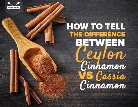 Ceylon Cinnamon VS Cassia Cinnamon | Ceylon cinnamon, Cassia cinnamon, Healthy spice