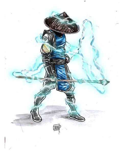 Raiden Mortal Kombat Concept Art