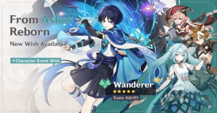 Wanderer (Scaramouche) Banner Release Dates and 4-Star Characters | Genshin Impact｜Game8