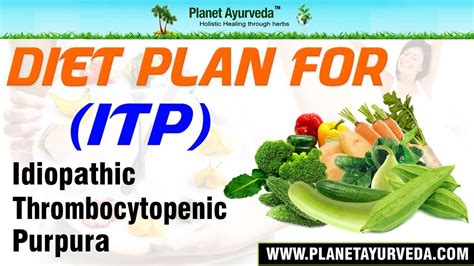 Diet Plan for ITP (Idiopathic Thrombocytopenic Purpura) Patients - YouTube