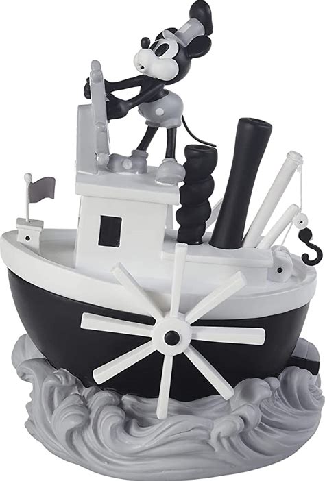 Walt Disney Classics WDCC Steamboat Willie Barco W/Base 11 K 412640 ...