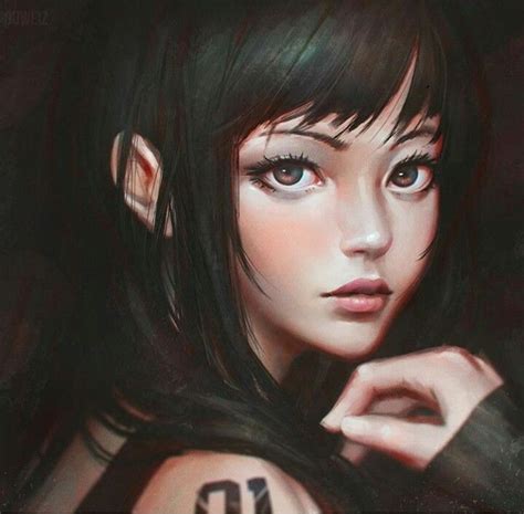 By instagram user, guweiz | Digital art anime, Anime art, Digital art girl