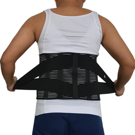 Summer Breathable Lumbar Lower Back Support Belt Adjustable Double Pull ...